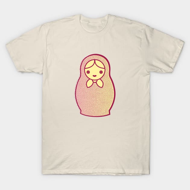 Stippled matryoshka T-Shirt by Design by Maria 